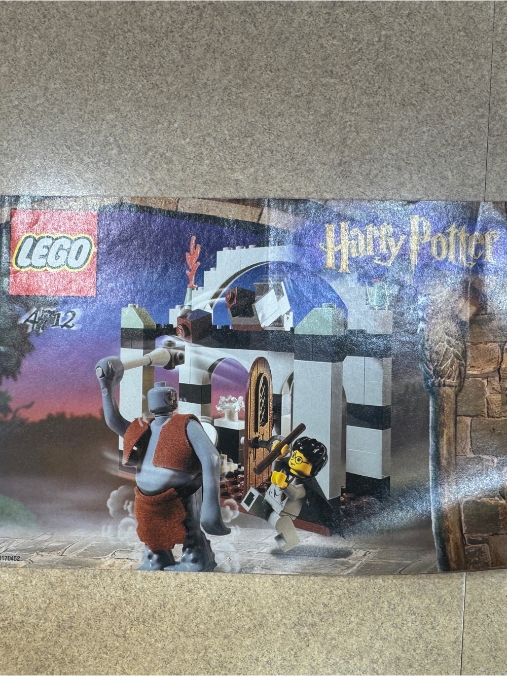 Lego Instruction Manual: Harry Potter Troll On The Loose (4712)